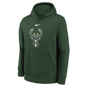Nike Dětská mikina Milwaukee Bucks NBA Logo Club Hoodie Zelená (YOUTH)