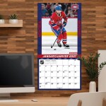 JF Turner Kalendář Montreal Canadiens NHL 2027 Wall Calendar
