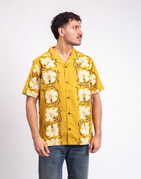 Patagonia M's Tidal Threads Camp Shirt Future Flowers: Honey Gold M