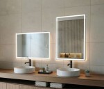 Kielle - Idolio Zrcadlo s LED osvětlením a vyhříváním, 60x80 cm 50324101