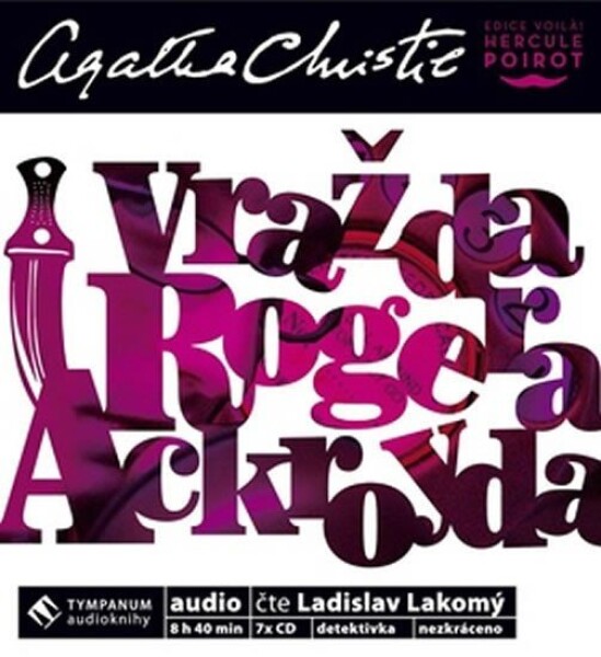 Vražda Rogera Ackroyda - CD - Agatha Christie