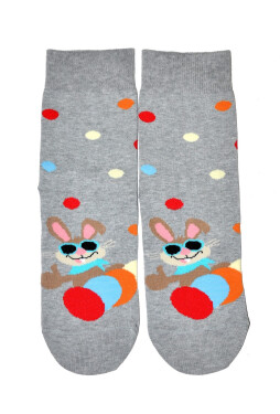 Unisex ponožky Wola U04.156 Happy Easter 35-46 námořnictvo 35-38