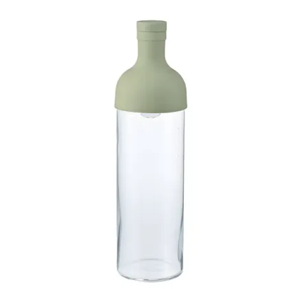 Hario Cold Brew Tea zelená / Láhev na cold brew / 750 ml / sklo a silikon