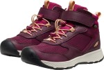 Dětské celoroční boty Keen SKUA MID WP YOUTH fig/peach fuzz Velikost: 32-33