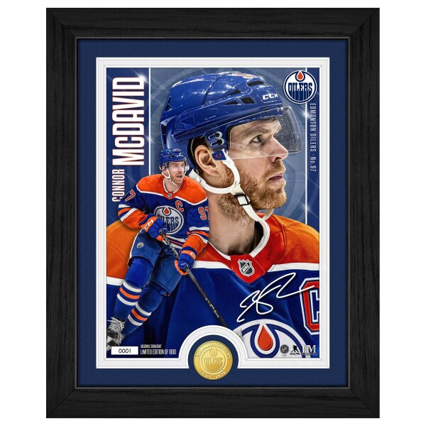 Obraz Edmonton Oilers NHL Connor McDavid Artist Proof Bronze Coin