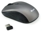 Equip Cestovní myš šedá / Bezdrátová myš / optická / 1600 DPI / 2,4 GHz / USB nano přijímač (245109)