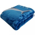 Domtextilu Teplá modrá deka s motivem delfína Šířka: 160 cm | Délka: 210 cm Šířka: 160 cm | Délka: 210 cm
