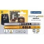 Centropen stříbrný zlatý