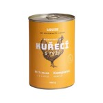 Louie konzerva Kuřecí s rýží Hmotnost: 1200g