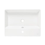 Závěsné umyvadlo VitrA Nuo 60x44 cm otvor pro baterii uprostřed 7432-003-0001 7432-003-0001