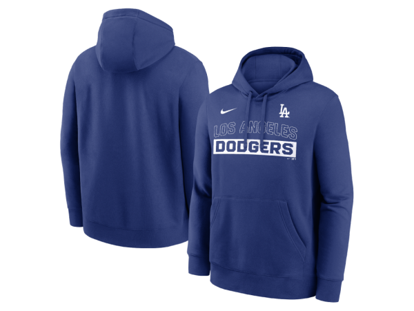 Nike Pánská mikina Los Angeles Dodgers MLB Club Fleece Pullover Hoodie Velikost: M