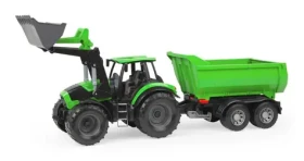Lena WORXX Traktor Deutz-Fahr s vlečkou zelená