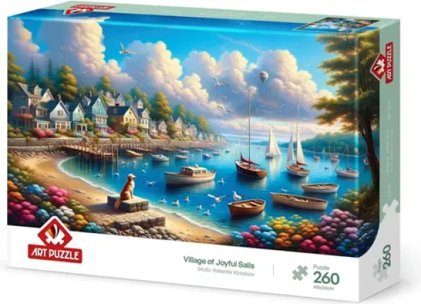 ART PUZZLE 40268 Puzzle Přístav plný plachetnic