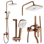 REA - Sprchový set MY2021-77C ARGUS COPPER BRUSH REA-P3001
