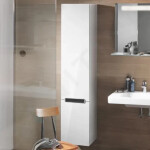 VILLEROY & BOCH - Subway 2.0 Skříňka vysoká, 1650x370x350 mm, panty vpravo, Glossy White A71010DH