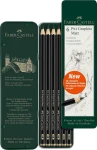 FABER-CASTELL Pitt Graphite Matt Grafitová tužka - plechová krabička 6 ks (115207)