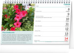 Stolní kalendář 2026 NOTIQUE - Zahrádkář, 23,1 x 14,5 cm