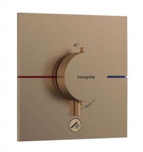 HANSGROHE - ShowerSelect Comfort Termostatická baterie pod omítku, kartáčovaný bronz 15575140