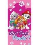 Carbotex Paw Patrol Girl BRM005907 plážová osuška růžová 70x140