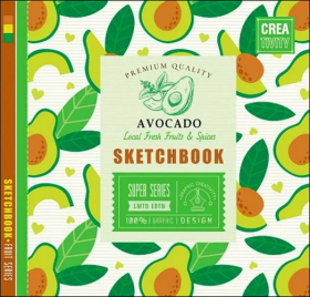 Sketchbook AVOCADO 20 20 cm