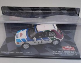 Mazda 323 GTX - 1:43 - DeAgostini - 1991 - Bílá