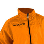 Unisex bunda do deště Basico Fluo RJ001 0028 oranžová - Givova 2XL