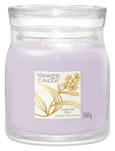 Svíčka YC Signature sklo střední 2knoty Little Luxuries/Lavender Bliss