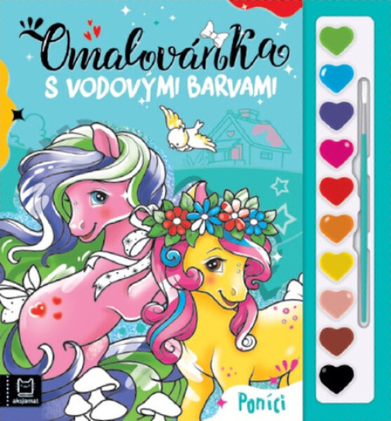 Omalovánka s vodovými barvami Poníci - Agata Kaczyńska