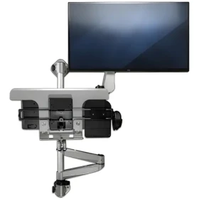 StarTech Sit-Stand nástěnný držák monitoru stříbrná / Držák monitoru / do 30" / VESA 100x100 / Nosnost 9 kg (WALLSTSI1)