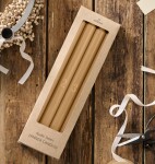 Ib Laursen Adventní svíčky 1-4 Honey – set 4 ks, žlutá barva, vosk