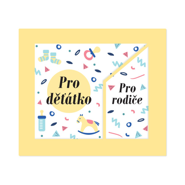 Duo pokladnička - Pro rodiče/Pro děťátko - Albi