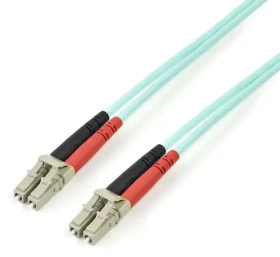 StarTech OM4 LC/LC 3 m tyrkysová / Optický patch kabel / multimode 50/125 / 100 Gb/s (450FBLCLC3)