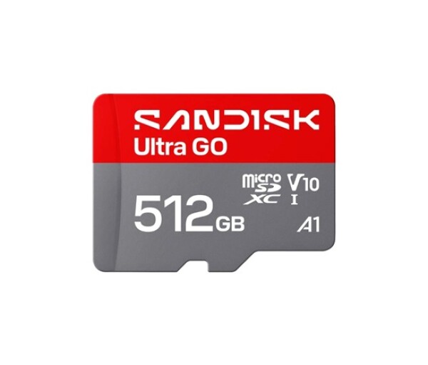 SanDisk MicroSDXC karta 512GB ULTRA GO(190MB/s, UHS-I ) EDF_493833
