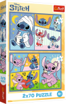 Puzzle Lilo & Stitch: Se Stitchem není nuda 2x70 dílků
