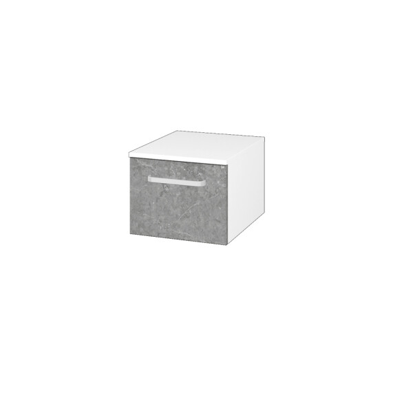 Dřevojas - Nízká skříňka DOS SNZ1 40 - N01 Bílá lesk / Úchytka T01 / D20 Galaxy 281793A
