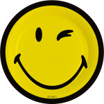 Smiley World talíře 23 cm Amscan Smiley World talíře 23 cm Amscan