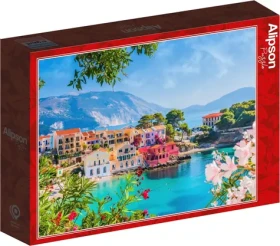 ALIPSON Puzzle Barevná vesnice Assos, Řecko