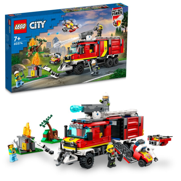 LEGO® City 60374 Velitelský vůz hasičů - LEGO® DOTS