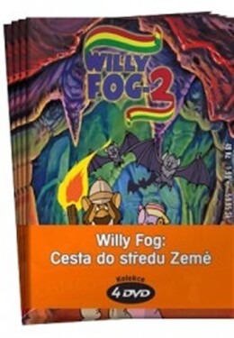 Willy Fog: Cesta do středu Země - kolekce 4 DVD - Jules Verne