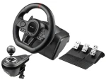 Tracer SimRacer Manual Gearbox 6in1 černá / Sada volantu, pedálů a řadicí páky / PC, PS3, PS4, Xbox, Switch / 270° (TRAJOY47345)