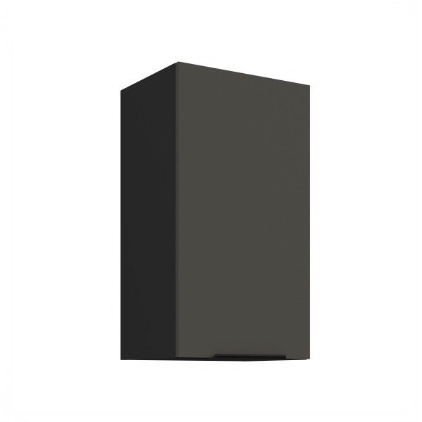 Horní skříňka Aria 40 G-72 1F Barva korpusu: Černá, Barva dvířek: GR - Graphite AFM