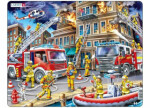 Puzzle MAXI Hasiči požár domu/45 dílků