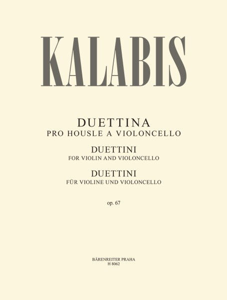 KN Duettina pro housle a violoncello op. 67