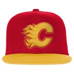 Outerstuff Dětská kšiltovka Calgary Flames NHL Essentials Flatbrim Snapback