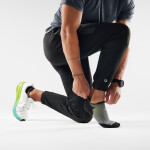 Unisex merino běžecké ponožky SMARTWOOL Run Targeted Cushion Low Ankle Socks, Medium Gray velikost: 46-49 (XL)