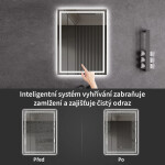 CERANO - Koupelnové LED zrcadlo Interno - 60x80 CER-429361