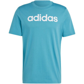 Tričko adidas Essentials Single Jersey Linear vyšitým logem IJ8655