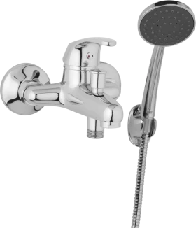 JB Sanitary Vanová nástěnná baterie SLIM, rozteč 100 mm, s příslušenstvím A10 45 01