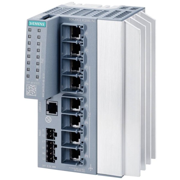 Siemens 6GK52080RA002AC2 6GK5208-0RA00-2AC2 průmyslový ethernetový switch funkce PoE