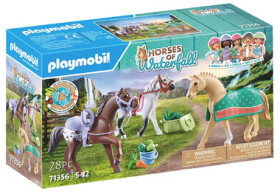 Playmobil® Horses of Waterfall 71356 3 koně: Morgan, Quarter Horse a Shagya Arabian